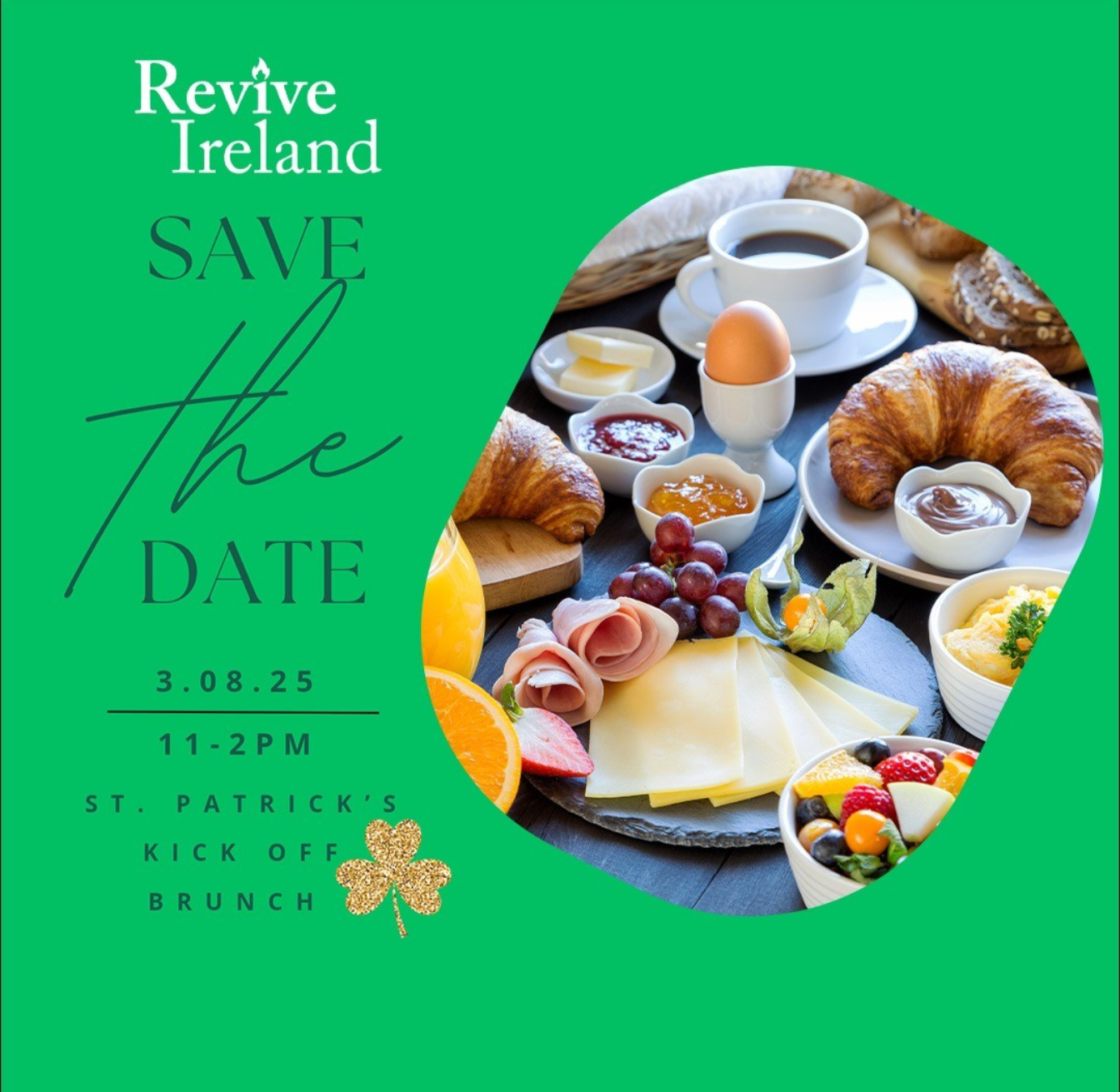 Pre-Saint Patrick’s Day Kick-off Brunch