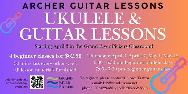 Beginner Ukulele & Guitar Lesson | Grand River Pickers