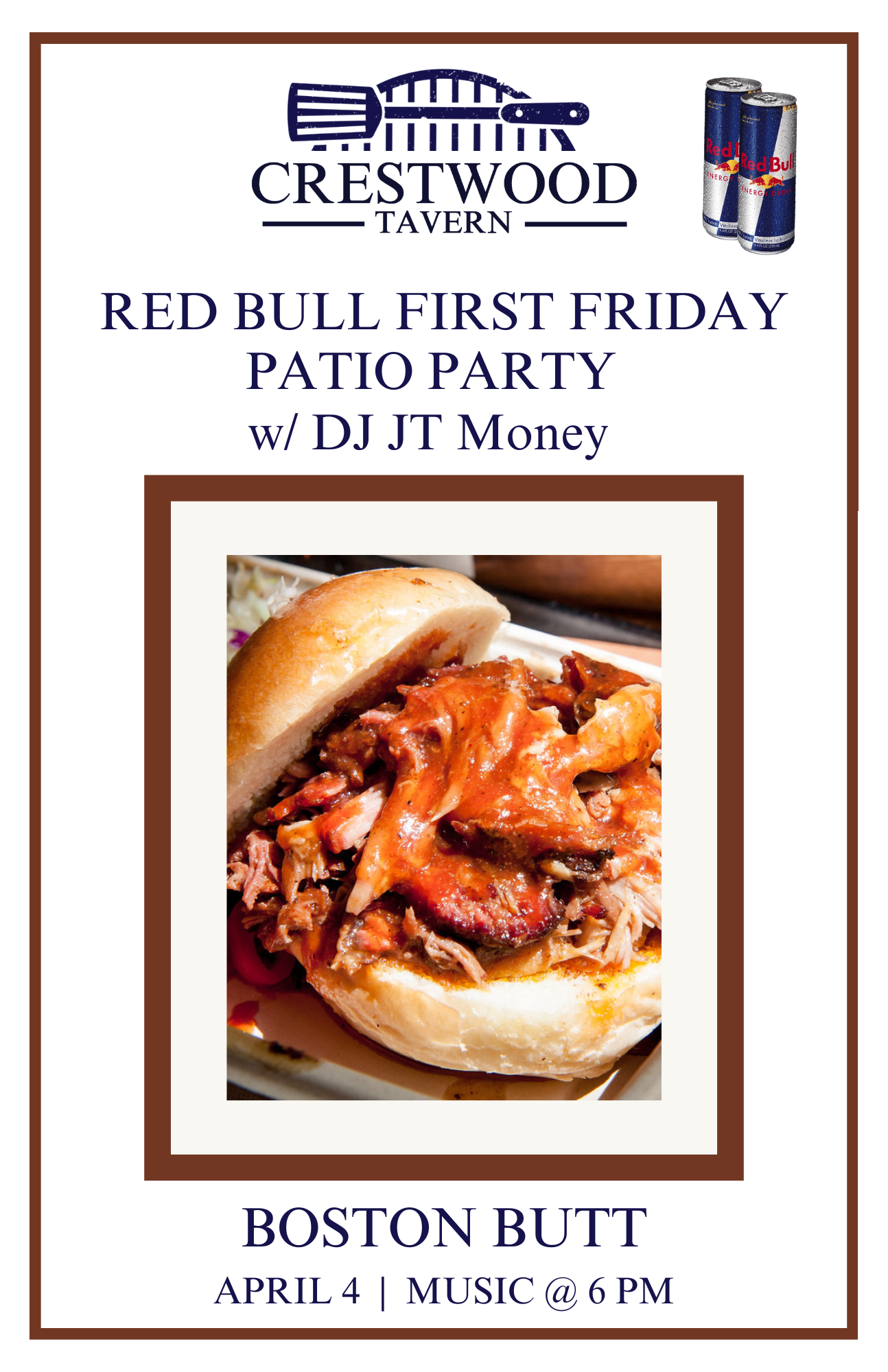 Red Bull First Friday Patio Party at Crestwood Tavern