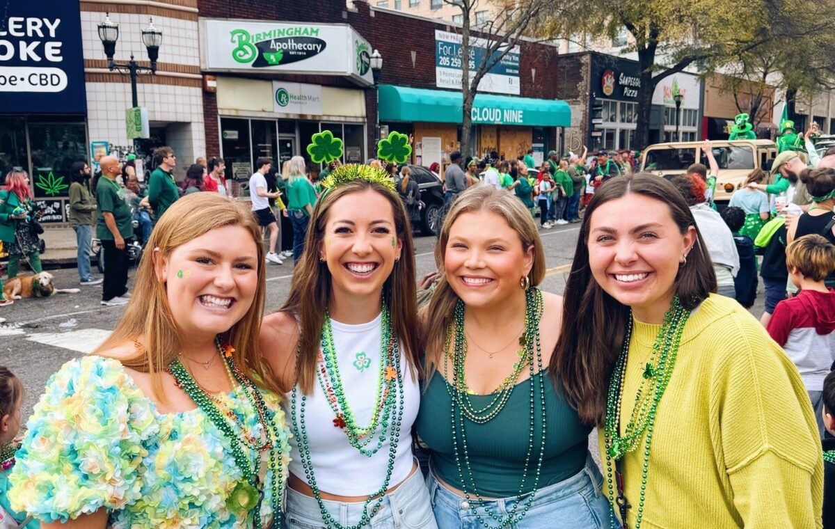 13 weekend events, including the St. Patrick’s Day Parade in Five Points South