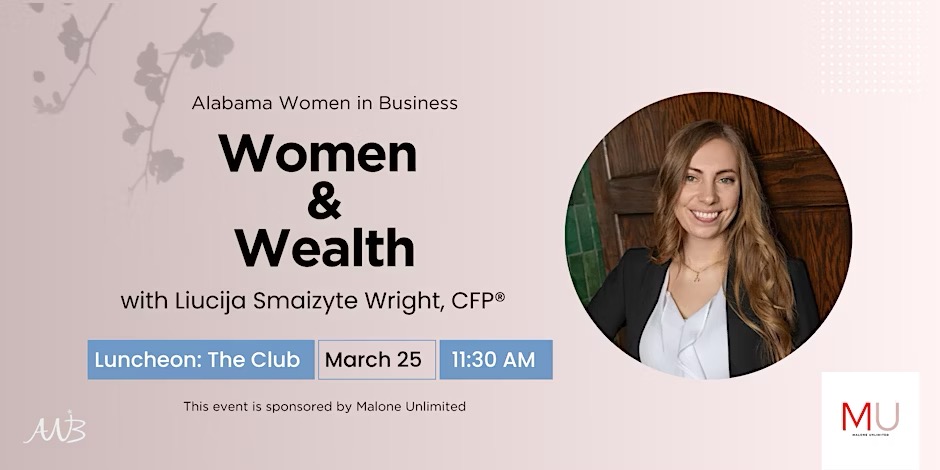 Women and Wealth with Liucija Smaizyte Wright, CFP®