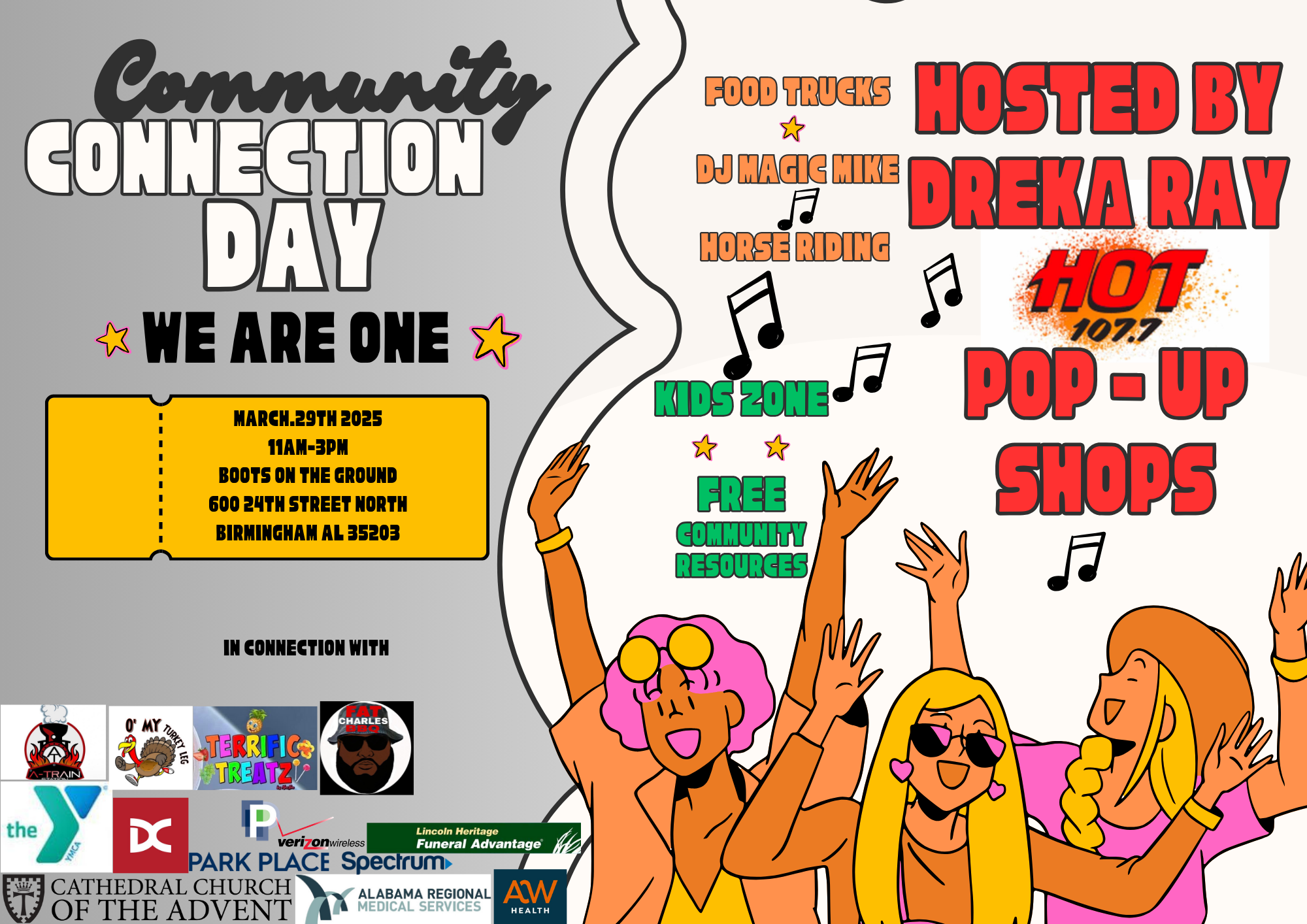 Community Connect Day Hosted By Hot 107.7 Dreka Ray