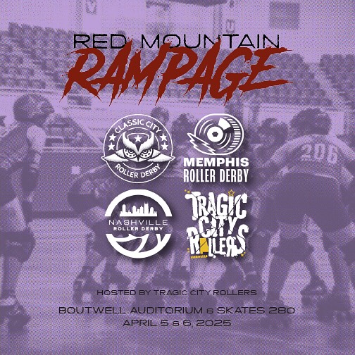 Tragic City Rollers’ Red Mountain Rampage Tournament
