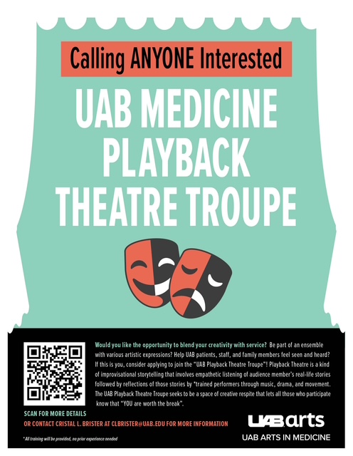 UAB Medicine Playback Theatre Troupe UAB Medicine Playback Theatre Troupe