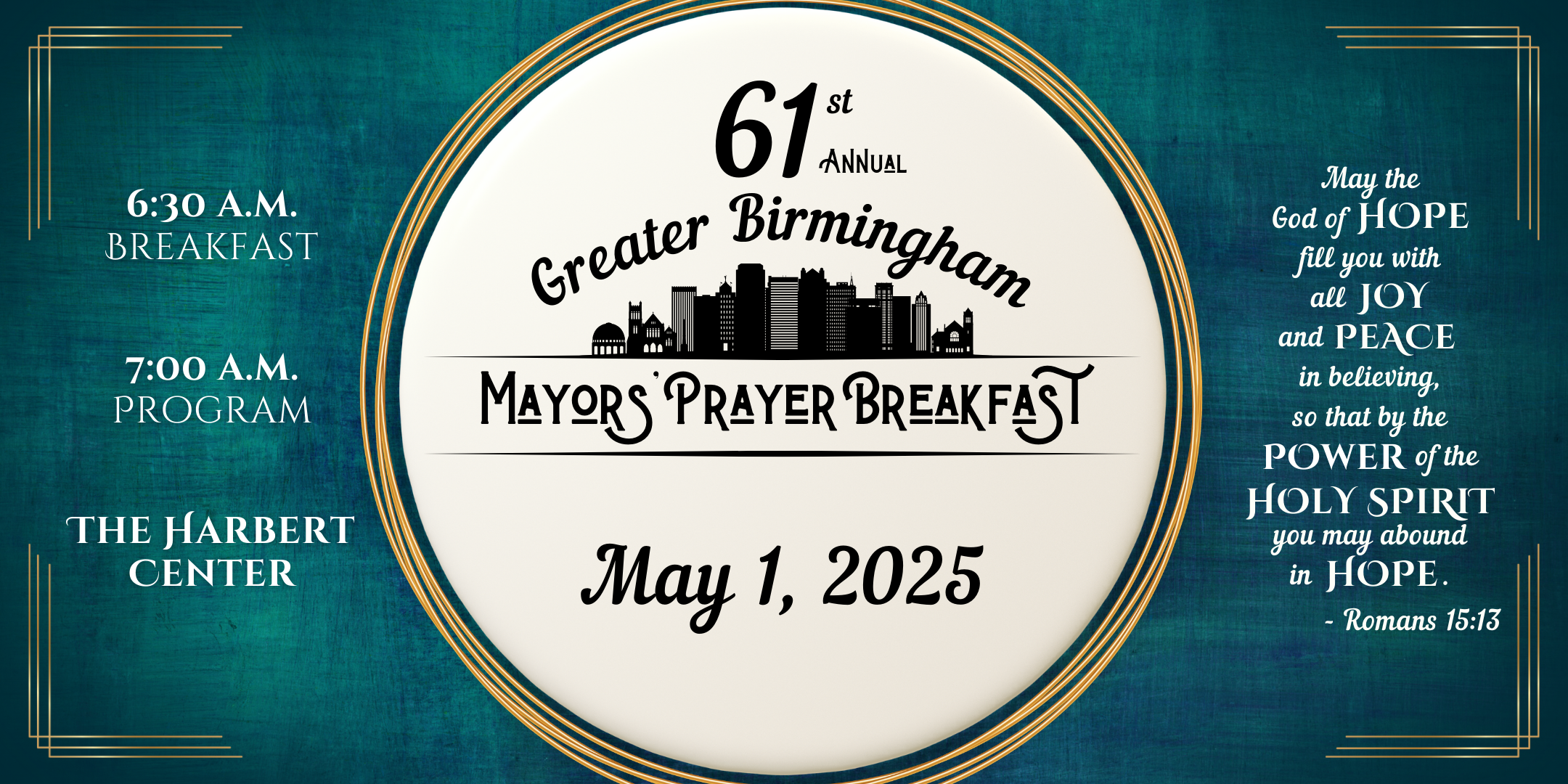 61st Annual Greater Birmingham Mayors’ Prayer Breakfast
