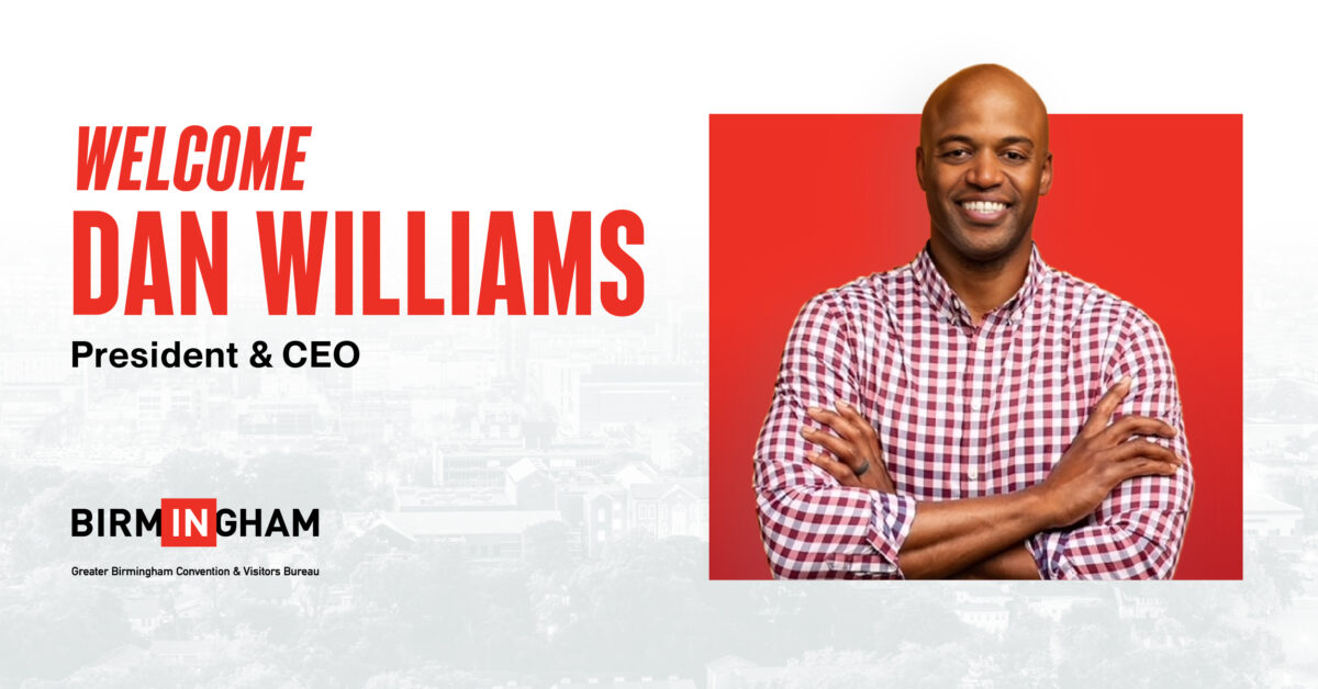 New Greater Birmingham Convention and Visitors Bureau CEO announced New Greater Birmingham Convention and Visitors Bureau CEO announced