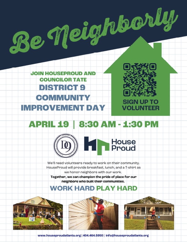 Be Neighborly: District 9 Community Improvement Day