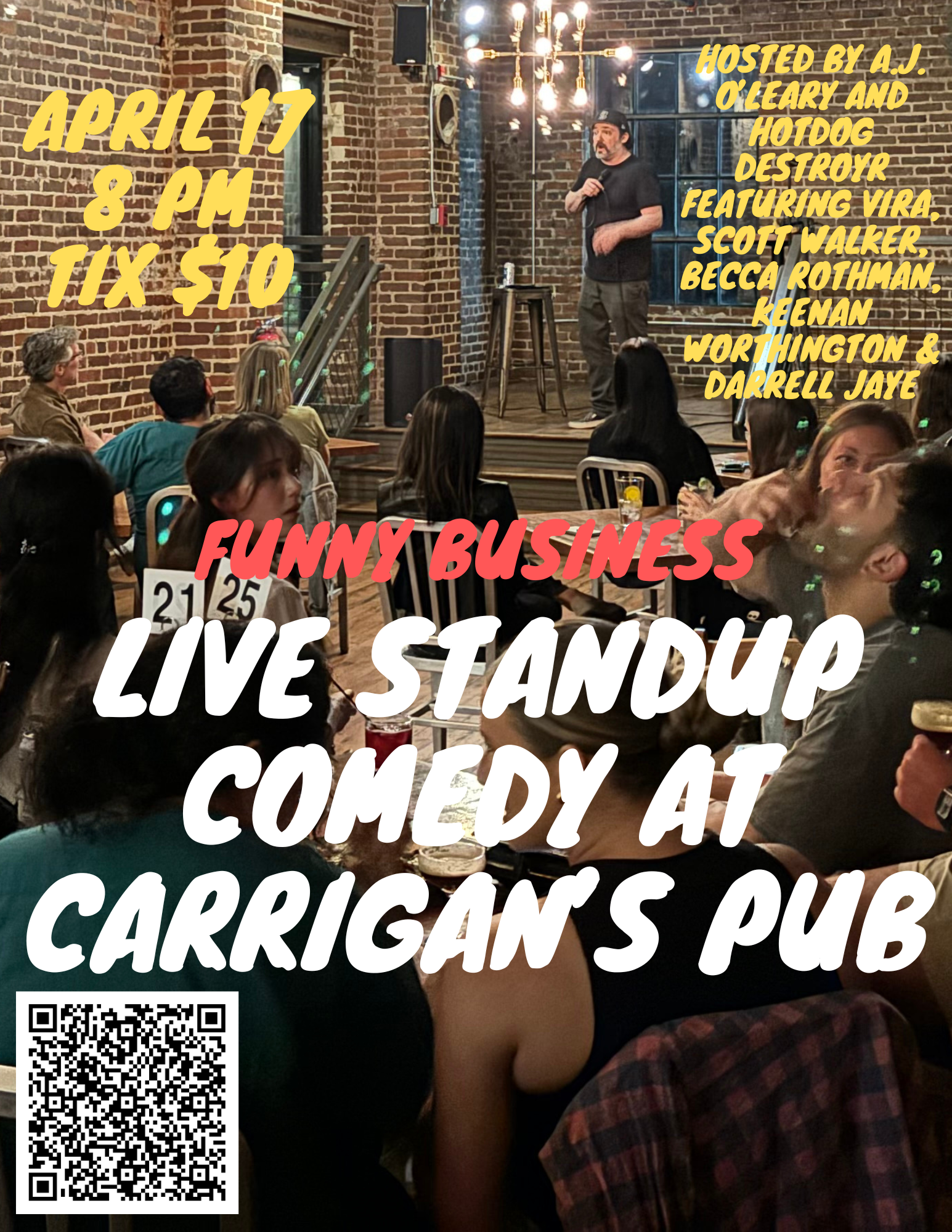 Comedy night at Carrigan’s
