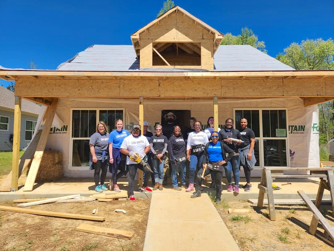 LaToya Cathéy and volunteers with United Way of Central Alabama