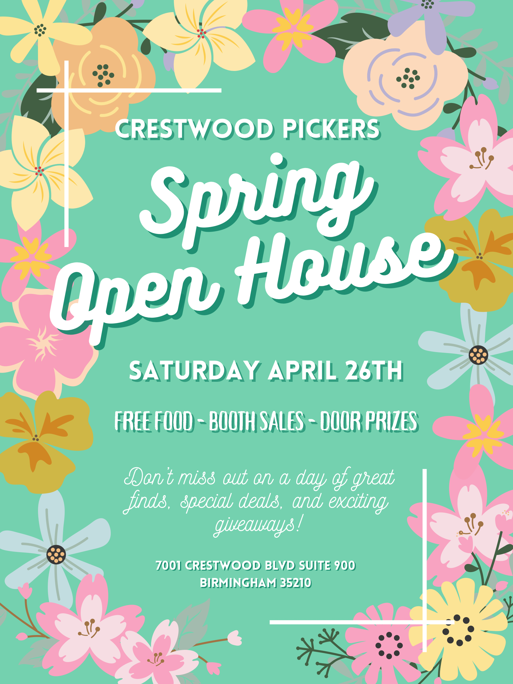 Crestwood Pickers Spring Open House