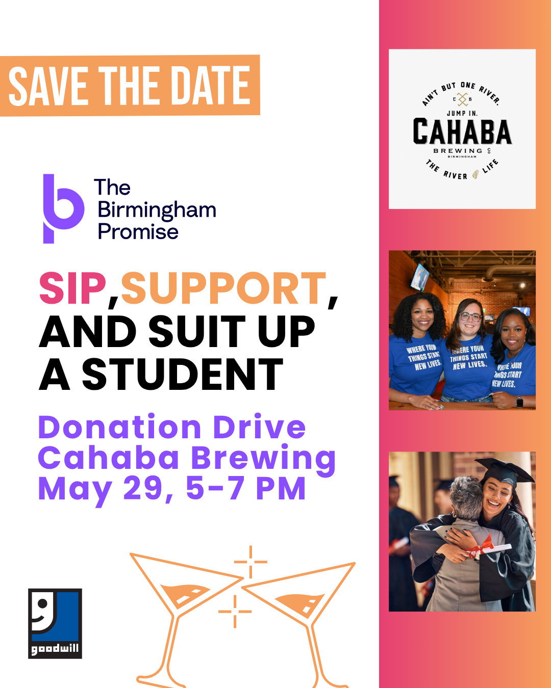 Sip, Support, and Suit Up a Student!