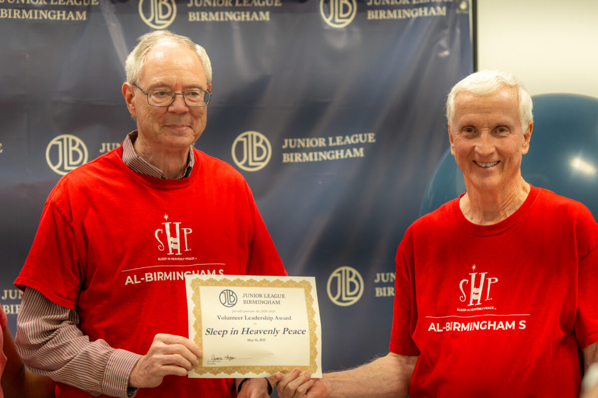 Get to know the Birmingham women creating lasting community impact 7 Sleep in Heavenly Piece won the JLB's Volunteer Leadership Award (Junior League of Birmingham)