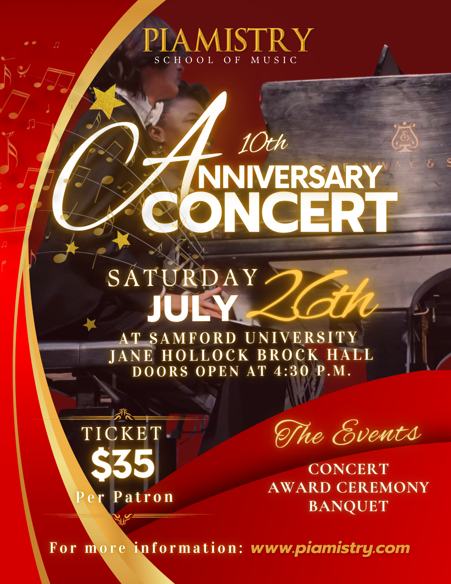 PIAMISTRY 10th ANNIVERSARY CONCERT