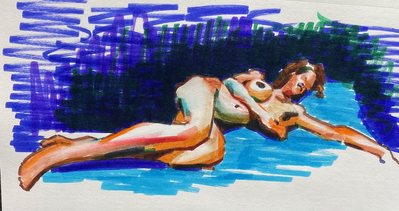 Non-Instructional Figure Drawing at Forstall Art Center