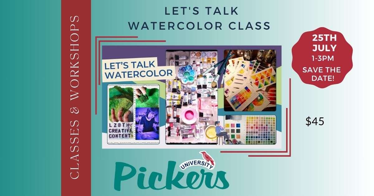 Let’s Talk Watercolor class