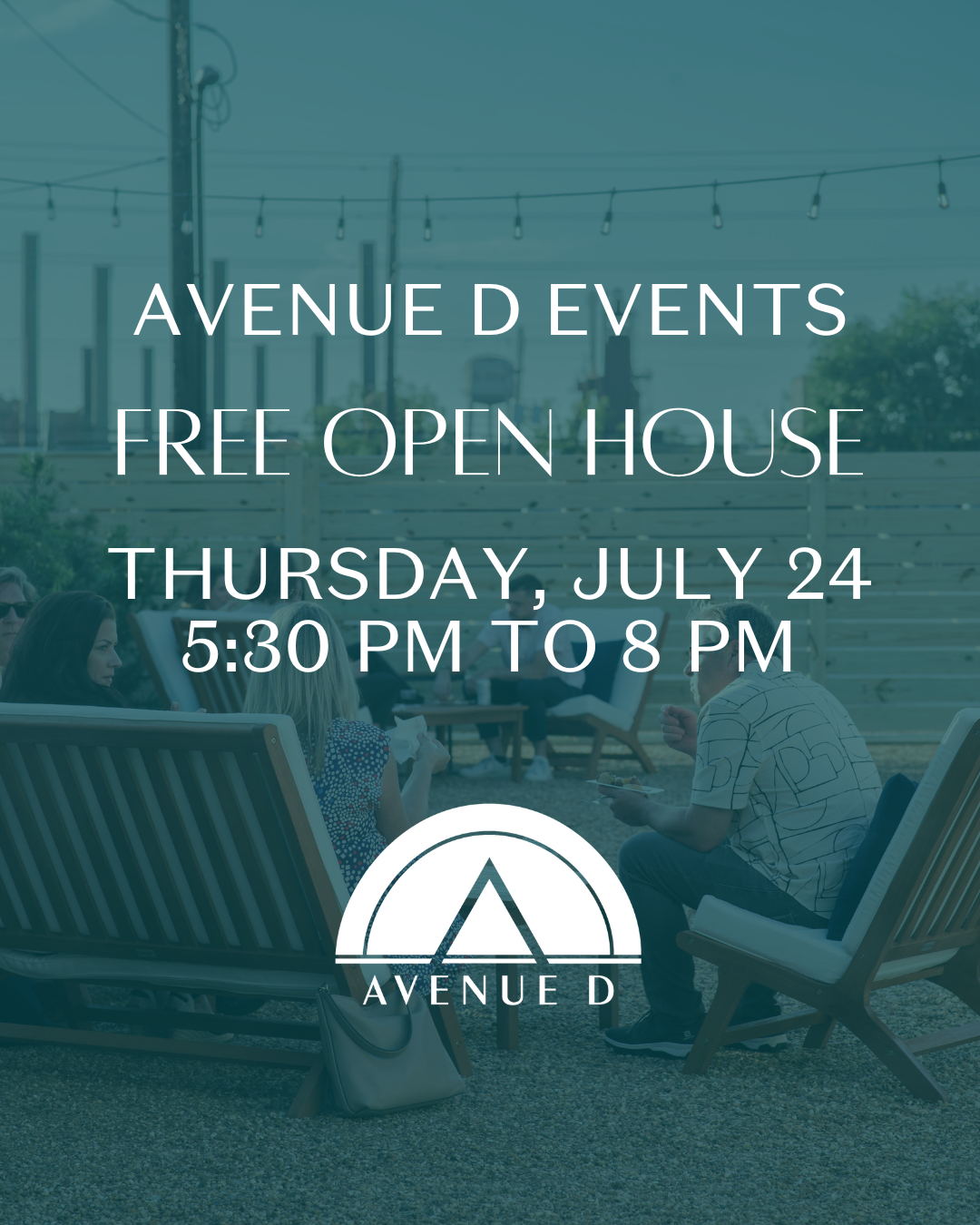 Avenue D Events – FREE Open House