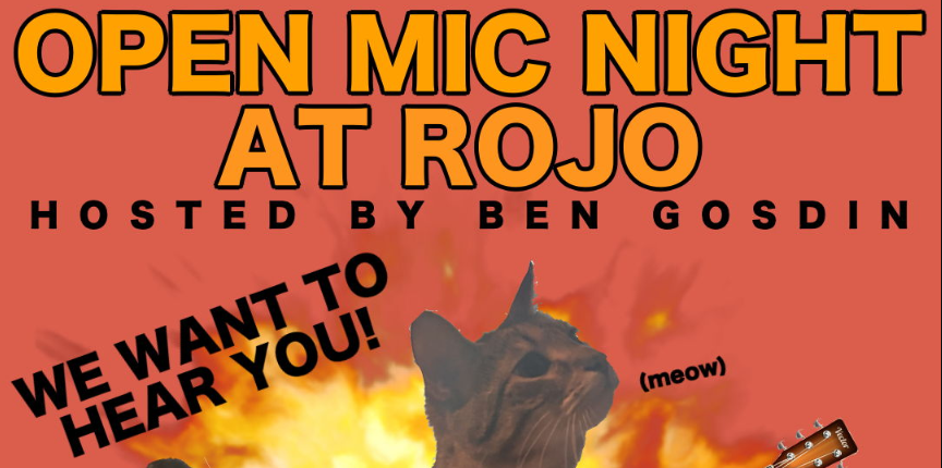 Open Mic Music with Host Ben Gosdin!