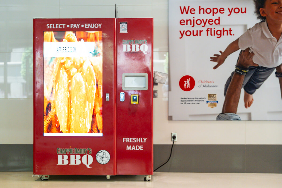 BBQ on demand? Birmingham airport has a vending machine for that
