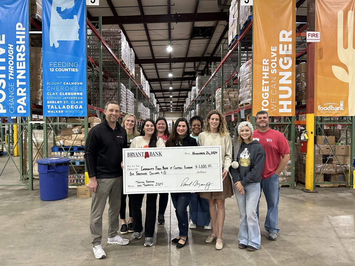 Bryant Bank at Central Alabama Food Bank