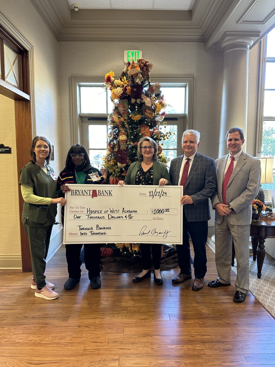 Bryant Bank at Hospice of West Alabama