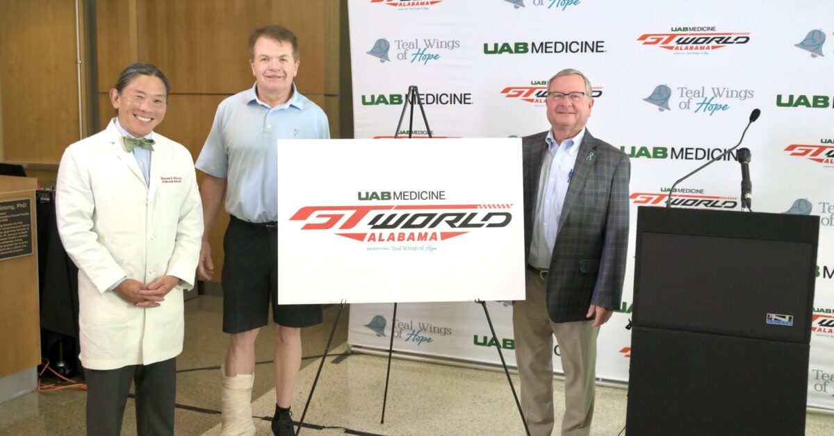 UAB Medicine sponsors GT World Alabama, a racing weekend with purpose, this September UAB Medicine sponsors GT World Alabama, a racing weekend with purpose, this September