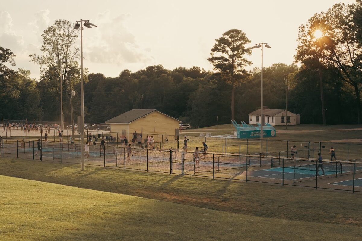 How families, nature-lovers + enthusiasts can get out and stay active now 10 Pickleball courts at Veterans Park in Hoover (City of Hoover)