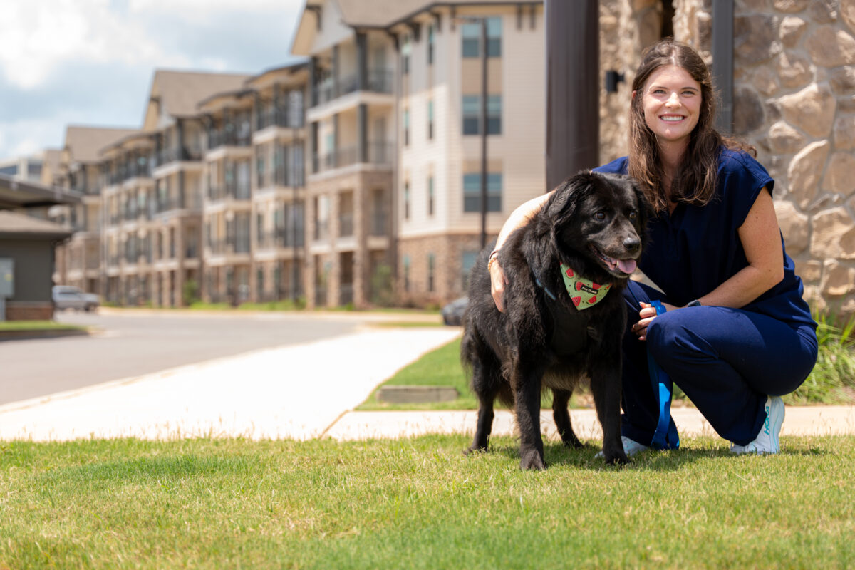 Why this UAB nurse and her dog love living at this convenient oasis 10 Rise Red Mountain (Jacob Blankenship / Bham Now)