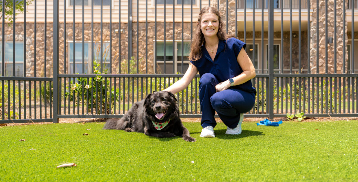 Why this UAB nurse and her dog love living at this convenient oasis 12 Rise Red Mountain (Jacob Blankenship / Bham Now)