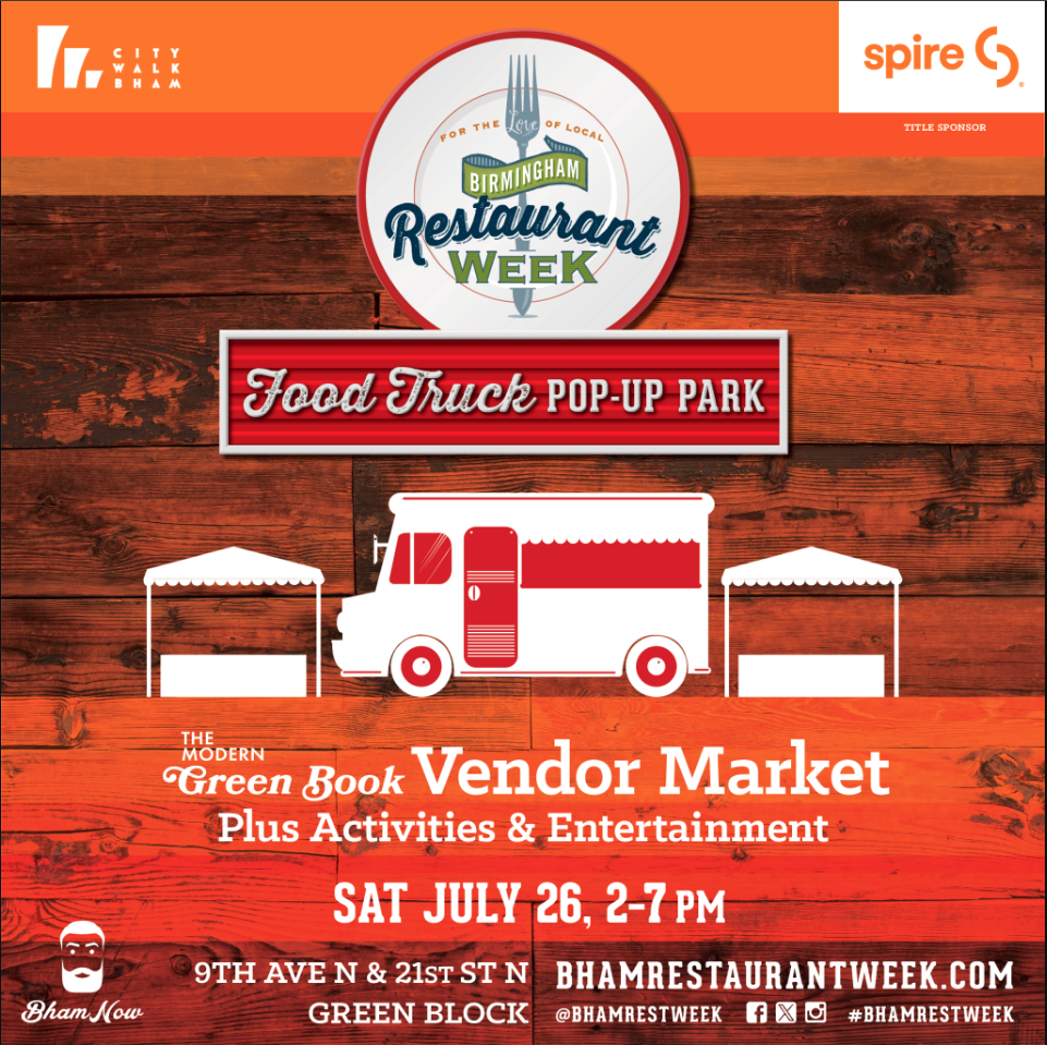 Birmingham Restaurant Week Food Truck Pop-Up Park & Market