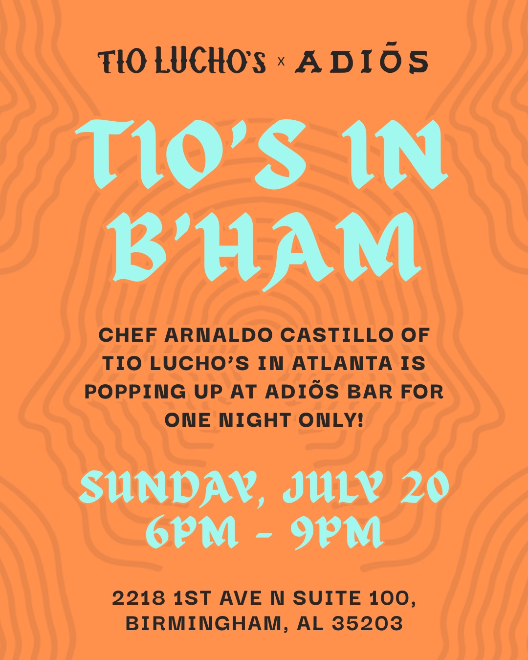 Tio Lucho’s Pop-up at Adiõs