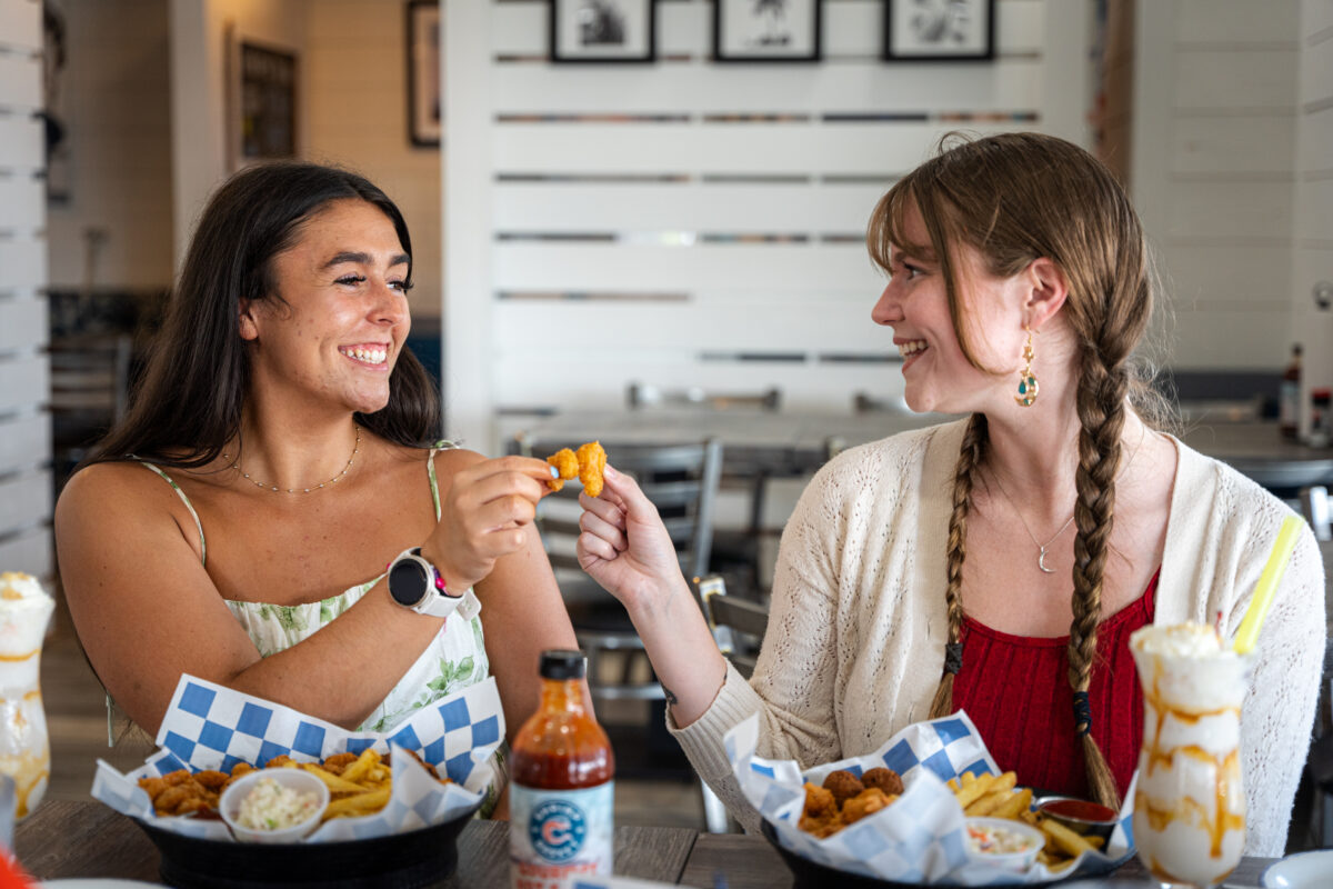 Gulf-themed girl dinner: A virtual visit to the beach right here in Birmingham