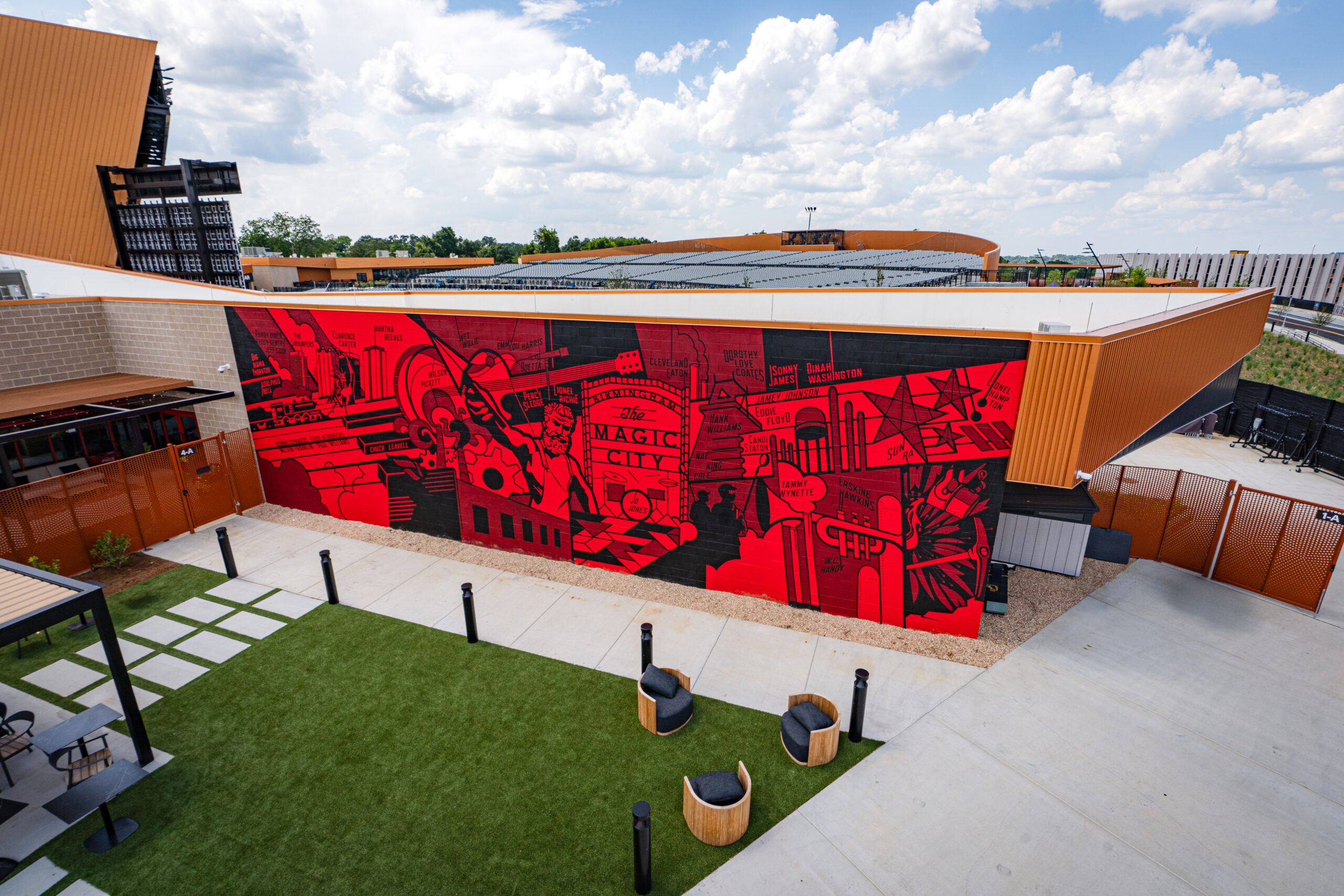 New murals unveiled at Coca-Cola Amphitheater by Birmingham artists