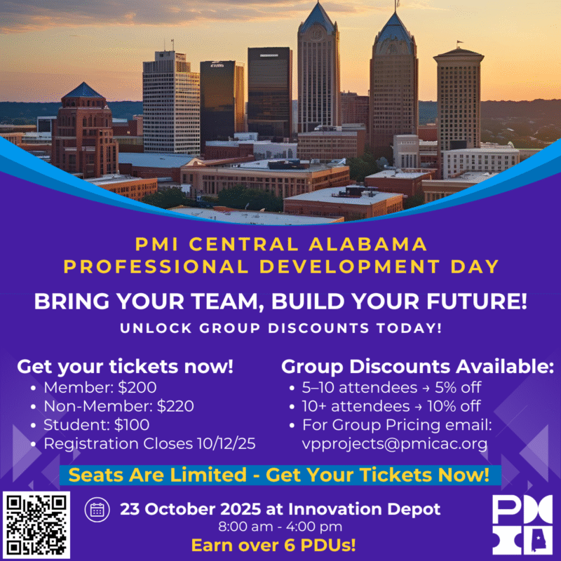 PMI Central Alabama Professional Development Day