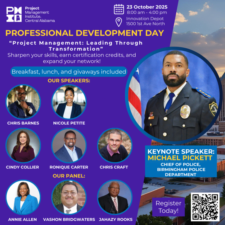 PMI CENTRAL ALABAMA PROFESSIONAL DEVELOPMENT DAY
