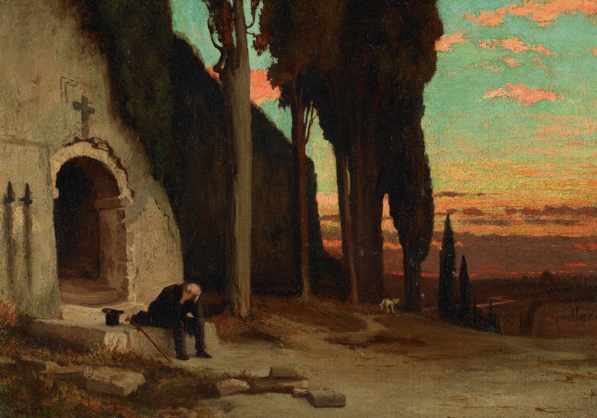 Weekly Sunday Drop-In: Elihu Vedder’s “The End of a Misspent Life”