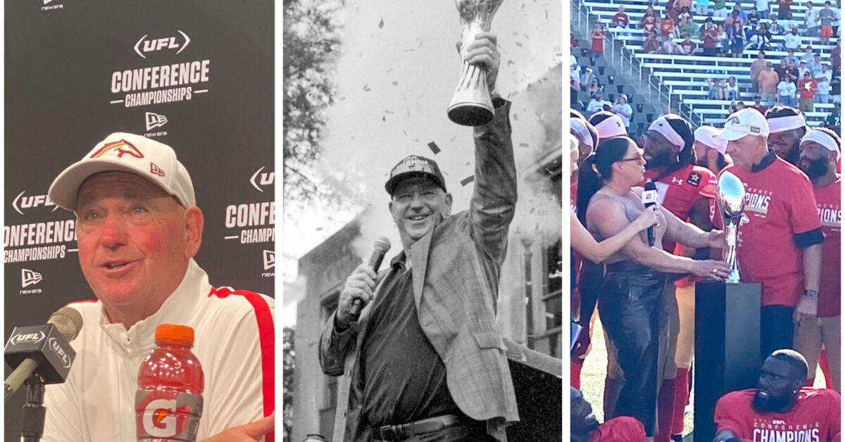 3-time champ Birmingham Stallions coach Skip Holtz steps down