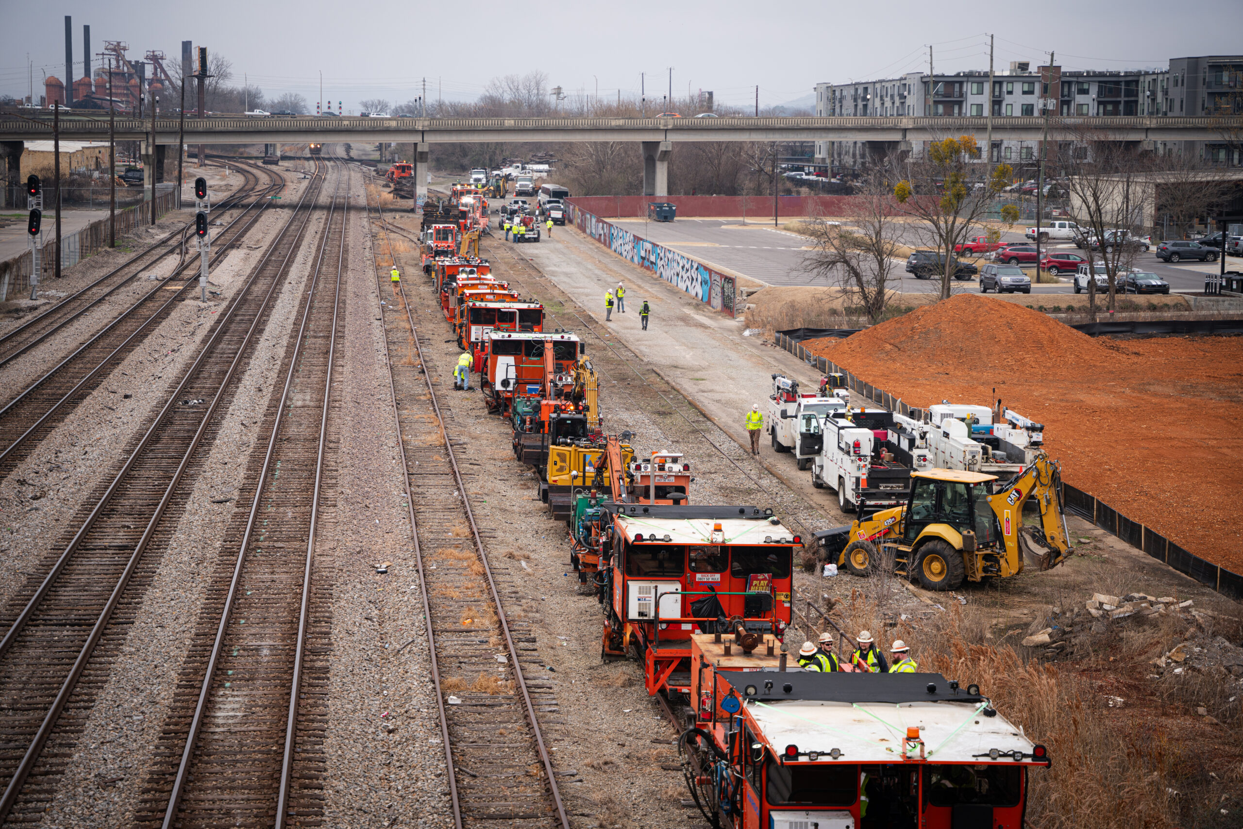 Norfolk Southern kicks off major track replacement in Birmingham