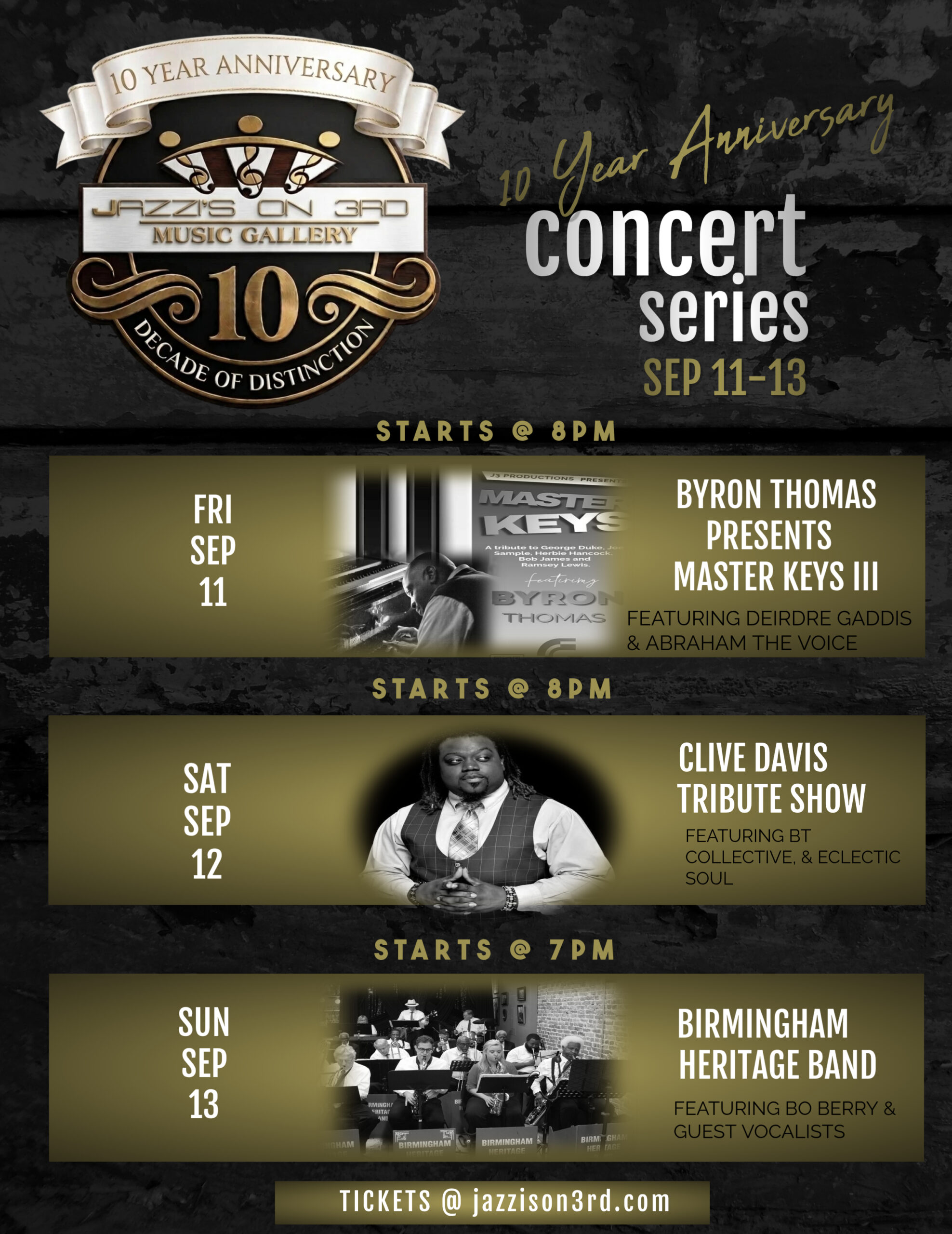Jazzi's on 3rd 10 Year Anniversary Concert Series | Bham Now
