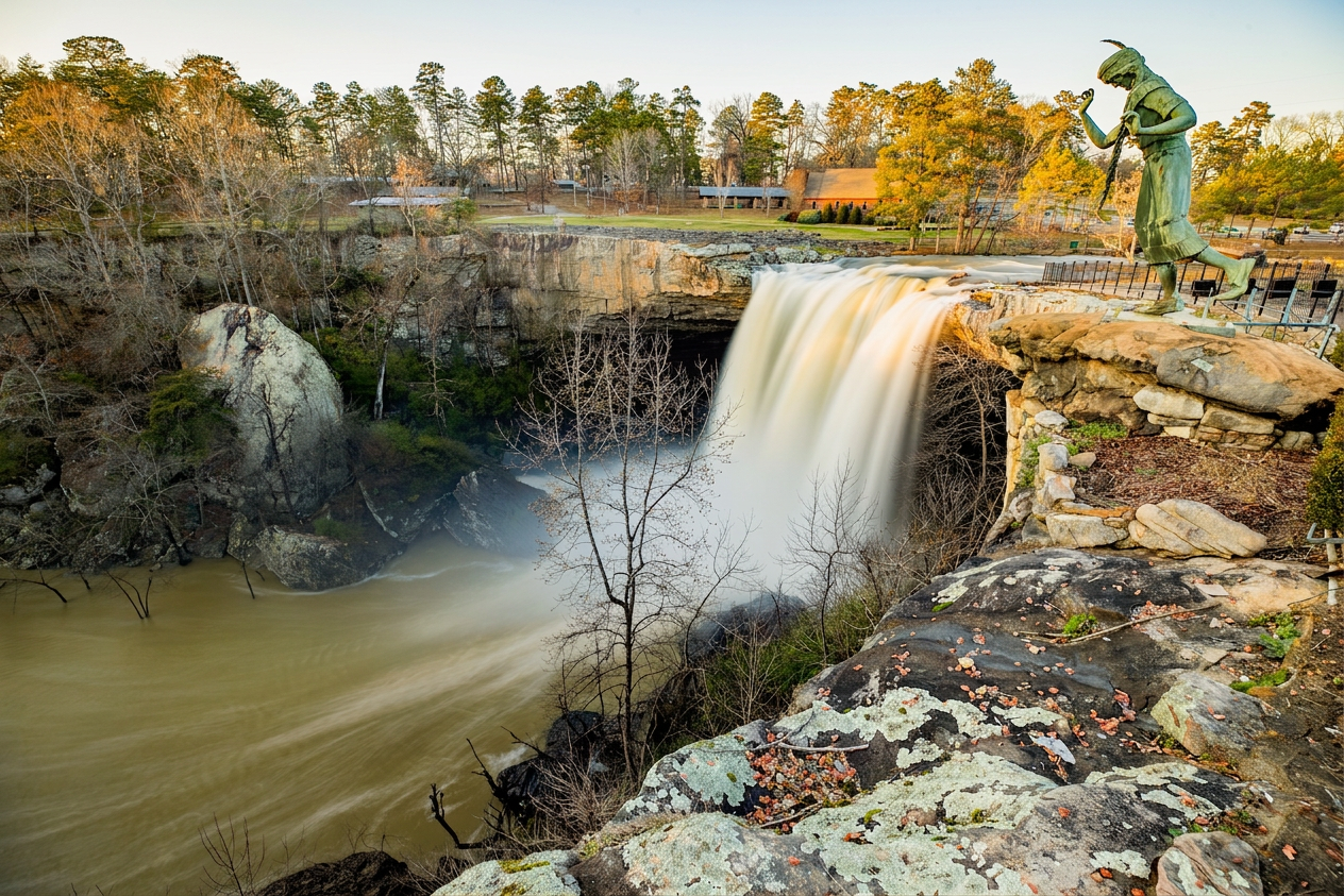 Gadsden fall weekend guide: Waterfalls, wine + tigers, only 1 hour from Birmingham